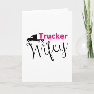 Tarjeta Camioneros Conductor de Camiones Esposos Camionero