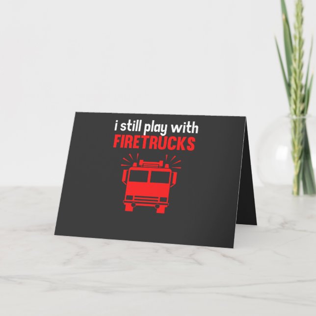 Tarjeta Camiones de fuego (Anverso)