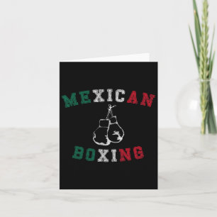 Tarjeta Camisa de boxeo mexicana - Estilo de molestias vin