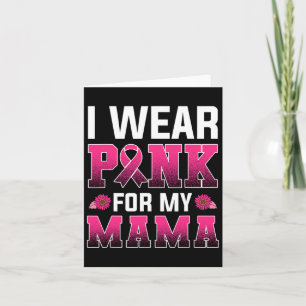 Tarjeta Camisa De Concienciación Sobre El Cáncer De Mama P
