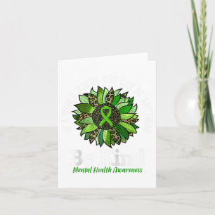 Tarjeta Camisa De Concienciación Sobre La Salud Mental Sé 