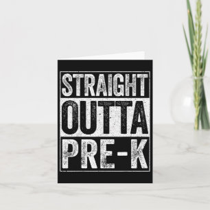 Tarjeta Camisa de graduación preescolar 1 fuera de preesco