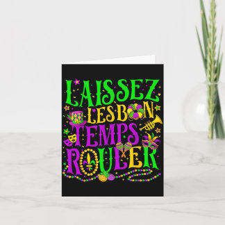 Tarjeta Camisa de hombre Laissez Les Bon Temps Rouler