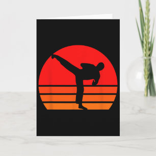 Tarjeta Camisa de Karate Negro