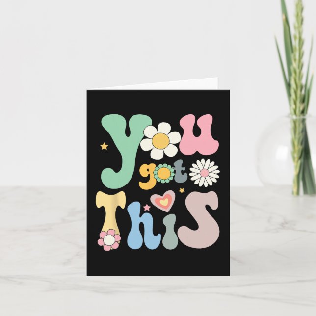 Tarjeta Camisa De Maestra De Día Que Recibiste Estos Regal (Anverso)