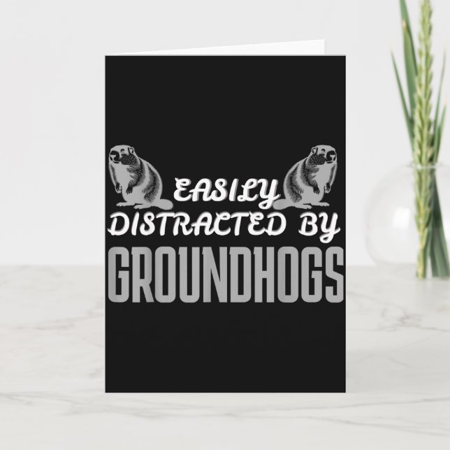 Tarjeta Camisa de marmota Amante de marmotas Marmotas _24  (Anverso)