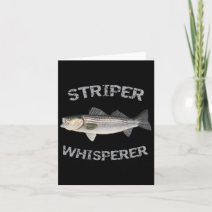 Tarjeta Camisa De Pesca De Rayo De Tiras De Whisperer De T