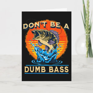 Tarjeta Camisa de Pesca No Seas un Tonto B Día del Padre D