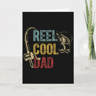 Tarjeta Camisa de pesca Reel Cool Dad Día del Padre Pescad