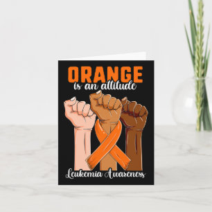 Tarjeta Camisa de sensibilización sobre el cáncer de sangr