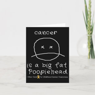 Tarjeta Camisa de sensibilización sobre el cáncer infantil