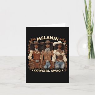 Tarjeta Camisa De Vaquera Para Mujeres Africanas Tee Melan