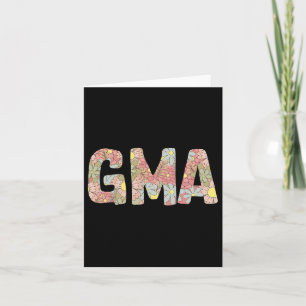 Tarjeta Camisa floral para mujer Gma divertida vida de mam