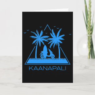 Tarjeta Camisa Kaanapali Kaanapali Playa Maui Hawaii Vacac