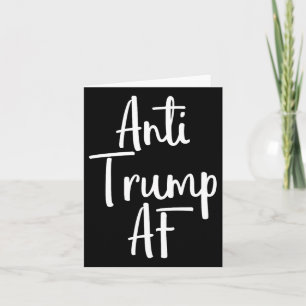 Tarjeta Camisas anti Trump se resisten a 45 protestas