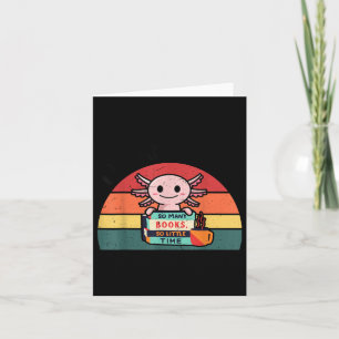 Tarjeta Camisas Axolotl Leer libro Readsolotl Niños Gi
