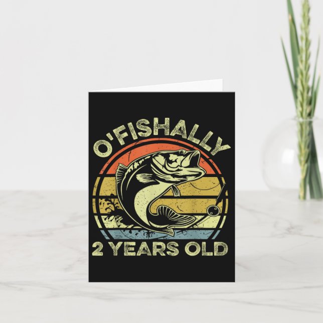 Tarjeta Camisas de 2 años de edad de Ofishally (Anverso)