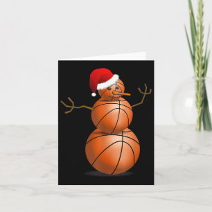 Tarjeta Camisas de baloncesto navidades - Nieto de balonce