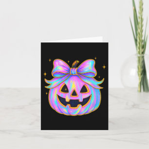 Tarjeta Camisas de calabaza arco iris se burlan de Jack-o-