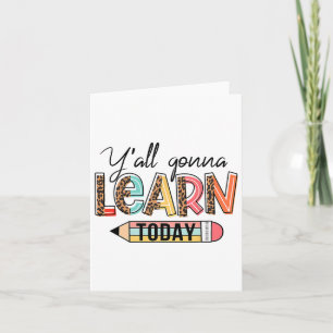 Tarjeta Camisas de Maestros Primer Día De La Escuela