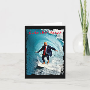 Tarjeta Camisas de olas bienvenidas a la Tregua del Golfo 