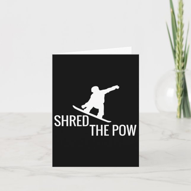 Tarjeta Camisas De Snowboard En Camiseta De Snowboard Arro (Anverso)