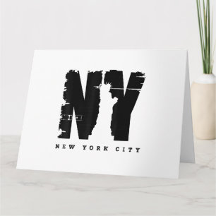 Tarjeta Camisas de té estilo Nueva York, Nueva York
