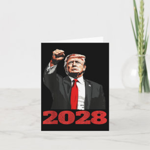 Tarjeta Camisas de Trump 2028 votan a Donald Trump 28