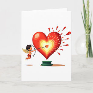 Tarjeta Camiseta 1 Día de San Valentín Amor 