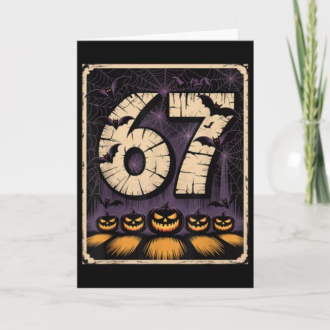 Tarjeta Camiseta 67 Meme  (Anverso)