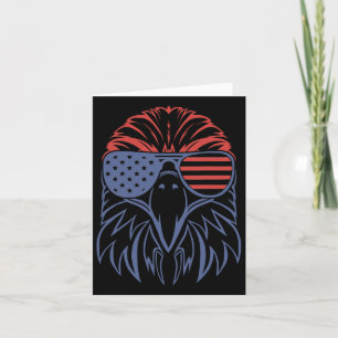 Tarjeta Camiseta Águila Americana Byld Bandera Usa 4 De Ju