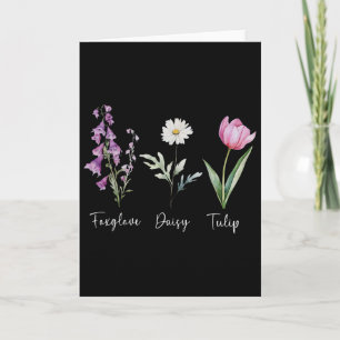 Tarjeta Camiseta Anti Trump Floral Sutil Flores Dedalera D