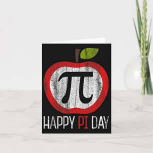 Tarjeta Camiseta Apple Pi Matemáticas