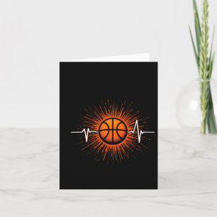 Tarjeta Camiseta Basketball Heartbeat – Amor Por El Juego 