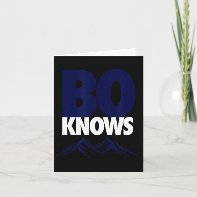 Tarjeta Camiseta Bo Knows Denver - Merch Bo Knows  (Anverso)