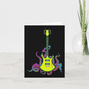 Tarjeta Camiseta Bynd Rock And Roll Guitar S para hombres 