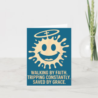 Tarjeta Camiseta Caminando Fe Tropezando Constantemente Sa