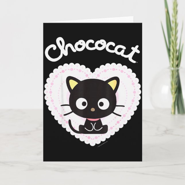 Tarjeta Camiseta Chococat Sweet Valentine  (Anverso)