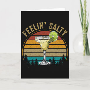 Tarjeta Camiseta Cinco De Mayo Sintiéndose Salado Divertid