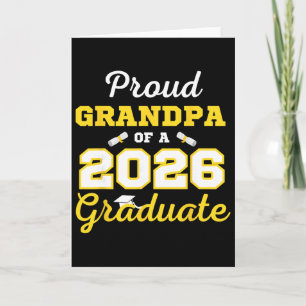 Tarjeta Camiseta Cl 2026 Abuelo Orgulloso De Un Graduado E