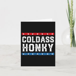 Tarjeta Camiseta Cold Honky Camiseta Cold Honky Divertida