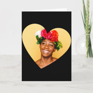 Tarjeta Camiseta con foto personalizada del día de San Val