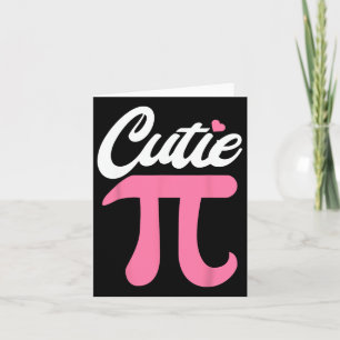 Tarjeta Camiseta Cutie Pi Day 3.14159 Mujeres Niños Té Mat