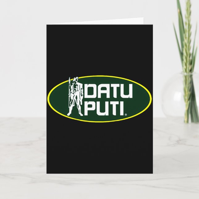 Tarjeta Camiseta Datu Puti (Anverso)