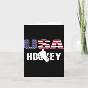 Tarjeta Camiseta de Aamerica para Amantes de Hockey sobre