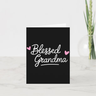 Tarjeta Camiseta de abuela bendita mujeres abuela día de l