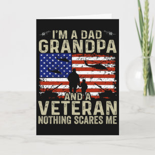 Tarjeta Camiseta de abuelo veterano para hombres Abuelo ve