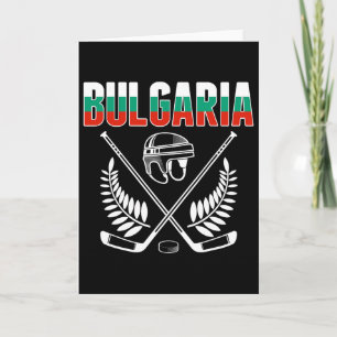 Tarjeta Camiseta de aficionados de hockey sobre hielo de B