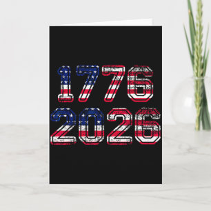 Tarjeta Camiseta de águila de bandera americana cumpleaños