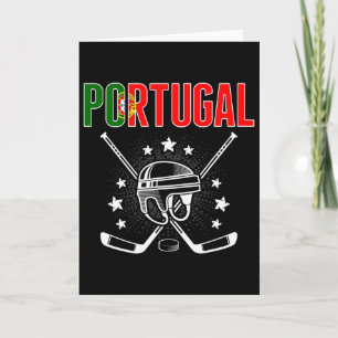 Tarjeta Camiseta de Amantes de Hockey sobre Hielo de Portu
